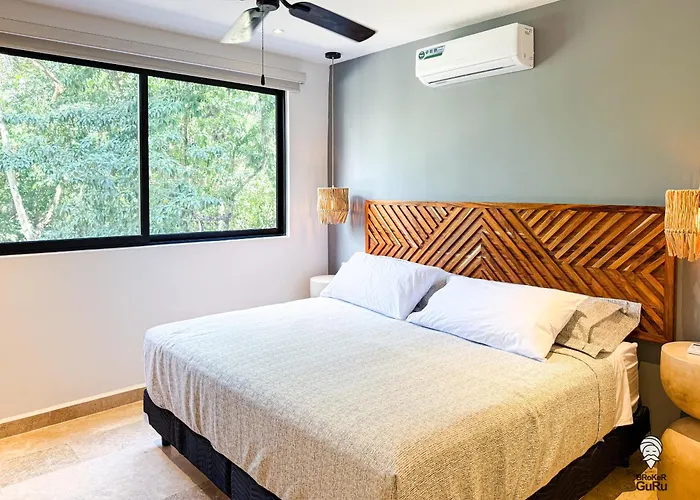2bd With Private Balcony & Jacuzzi Aldea Zama View *