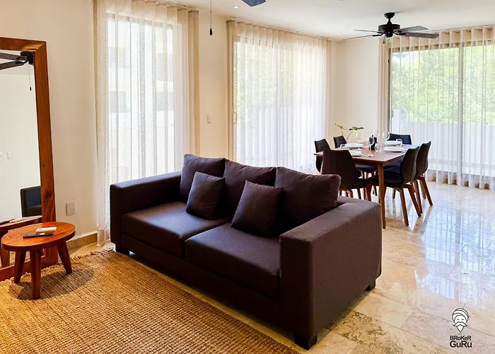 2bd With Private Balcony & Jacuzzi Aldea Zama View Apartment