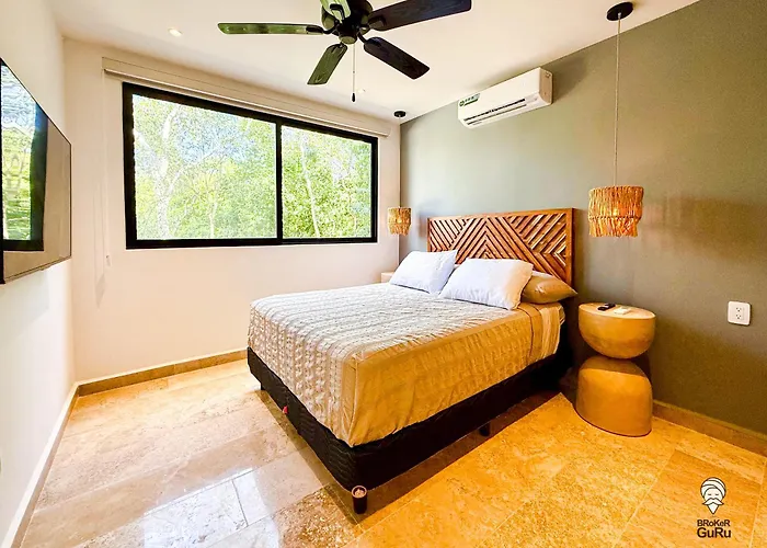 Apartment 2bd With Private Balcony & Jacuzzi Aldea Zama View *