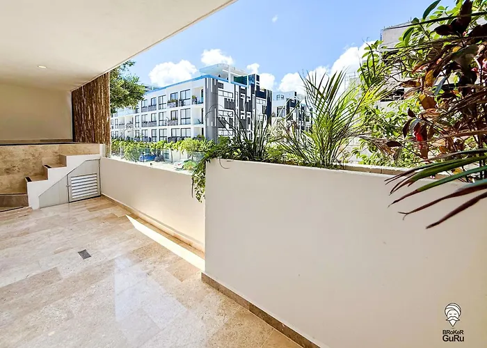 2bd With Private Balcony & Jacuzzi Aldea Zama View Apartment