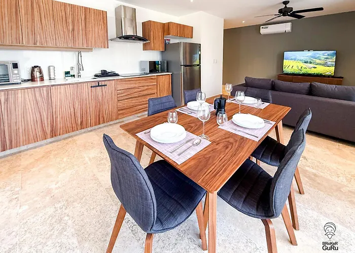 2bd With Private Balcony & Jacuzzi Aldea Zama View Apartment Tulum